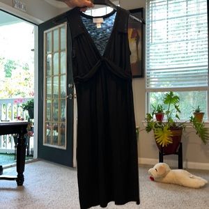 Ann Taylor Loft black dress XS
